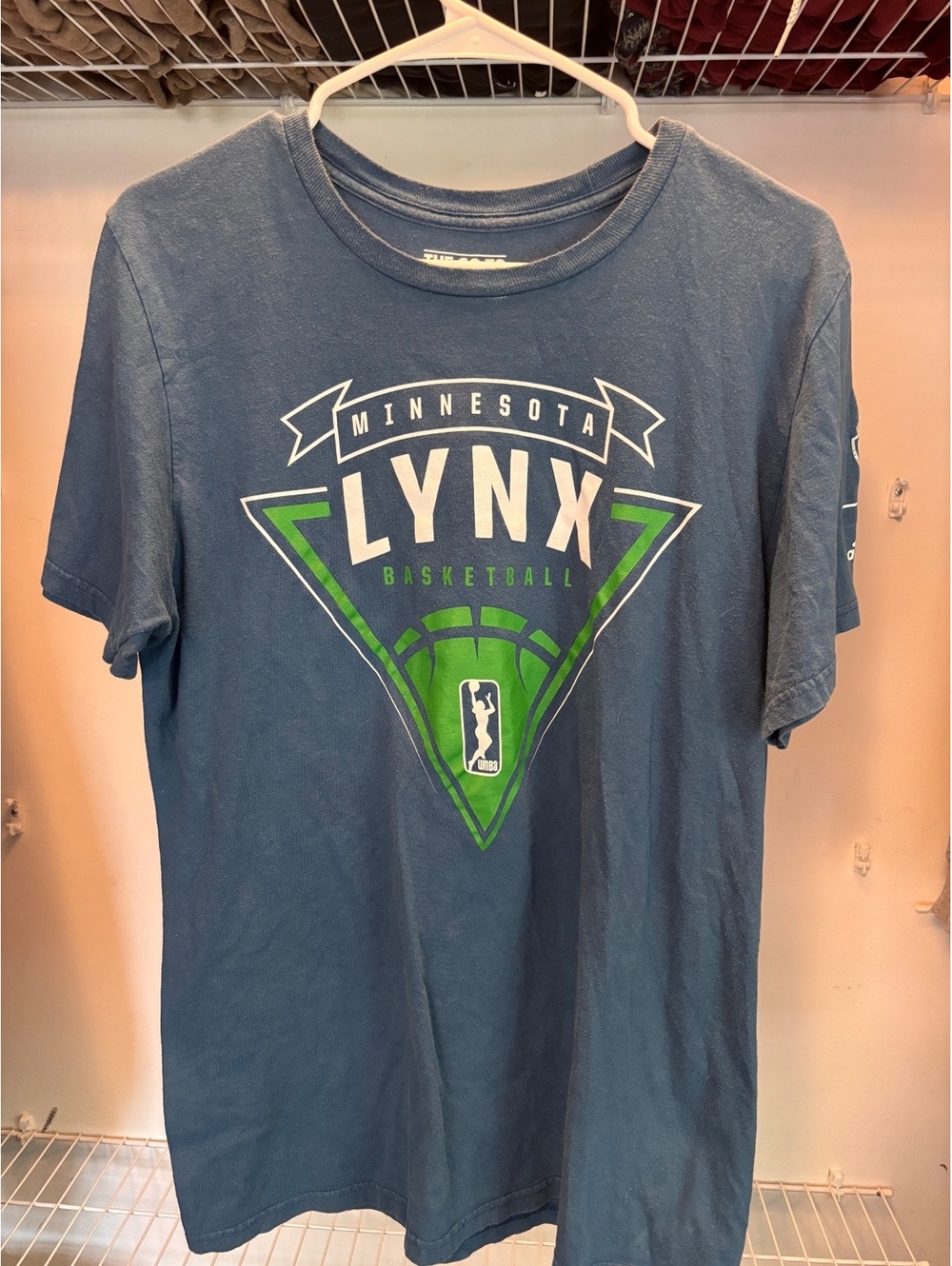 Minnesota Lynx Basketball The Go-To Tee by Adidas, Medium,